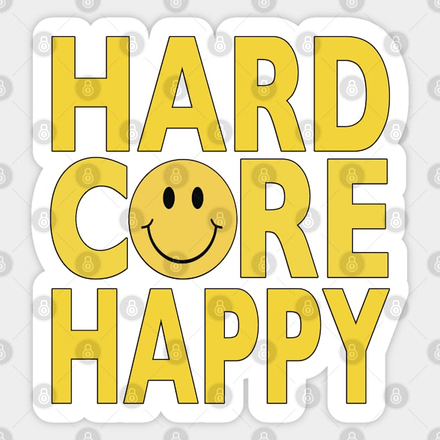 Happy Hardcore Acid House Ravers Sticker by RuftupDesigns